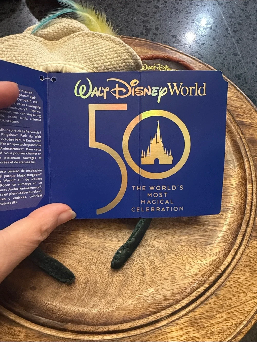 Disney Walt Disney world 50 th celebration enchanted tiki room ears
